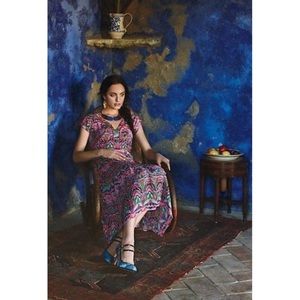 Anthropologie Vanessa Virginia Mural Maxi Dress 4